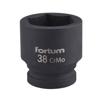 Hlavice nástrčná rázová 3/4", 38mm, L 57mm (4703038) FORTUM