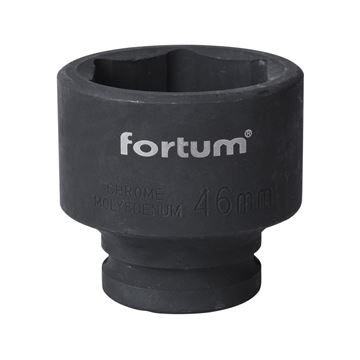 Hlavice nástrčná rázová 3/4", 46mm, L 62mm (4703046) FORTUM