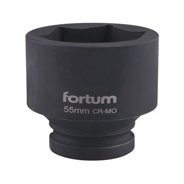 Hlavice nástrčná rázová 3/4", 55mm, L 70mm (4703055) FORTUM