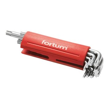 L-klíče TORX, sada 9ks, 10-50mm (4710300) FORTUM