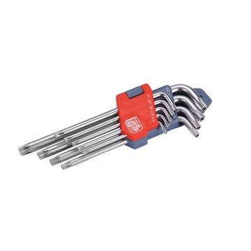 L-klíče TORX, sada 9ks, 10-50mm (6601) EXTOL PREMIUM