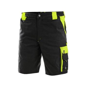Kraťasy CXS SIRIUS BRIGHTON, pánské, černo-žluté (1060-001-802-00) CXS
