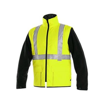 Pánská reflexní bunda LONDON, 5v1, žluto-modrá (1110-001-155-00) Canis Safety