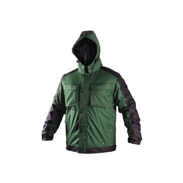 Bunda CXS IRVINE, zimní, pánská, zeleno-černá (1210-001-510-00) CXS