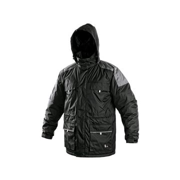 Pánská zimní bunda FREMONT, černo-šedá (1210-005-810-00) Canis Safety