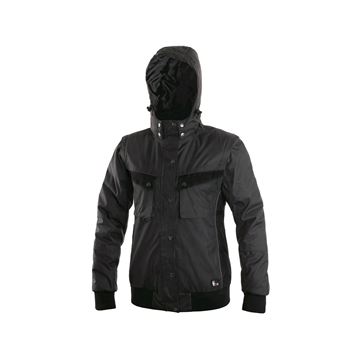 Bunda CXS IRVINE, zimní, dámská, šedo-černá (1210-098-710-00) CXS