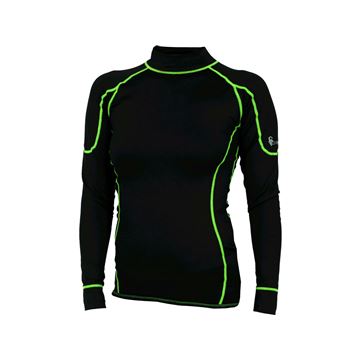 Dámské funkční tričko REWARD, dl. rukáv, černo-zelené (1720-003-808-00) Canis Safety