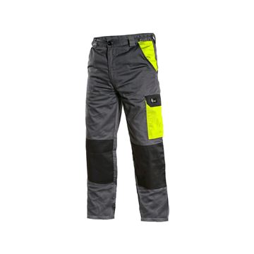 Kalhoty CXS PHOENIX CEFEUS, šedo-žlutá (1020-016-702-00) CXS