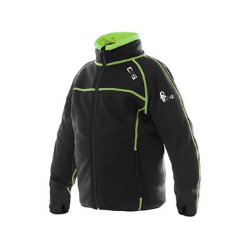 Dětská mikina TORONTO, černo-zelená (1520-006-808-00) Canis Safety