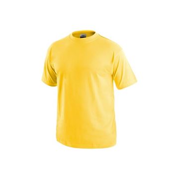 Tričko CXS DANIEL, krátký rukáv, žluté (1610-001-150-00) Canis Safety