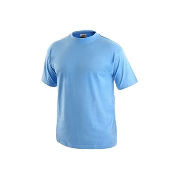 Tričko CXS DANIEL, krátký rukáv, nebesky modré (1610-001-412-00) Canis Safety
