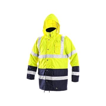 Pánská reflexní bunda OXFORD, žluto-modrá, vel. 2XL (1110-005-155-96) Canis Safety