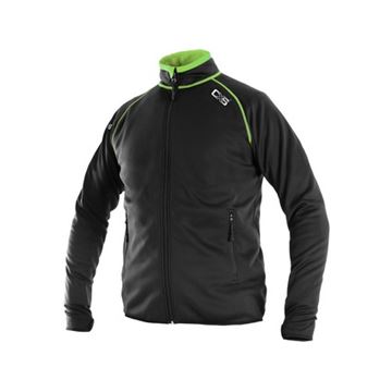 Mikina CXS TORONTO, pánská, černo-zelená, vel. XL (1520-004-808-95) CXS