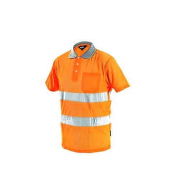 Pánská reflexní polokošile DOVER, oranžová, vel. 3XL (1113-001-200-97) Canis Safety