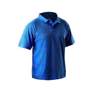 Polokošile s krátkým rukávem MICHAEL, středně modrá, vel. 3XL (1630-001-413-97) Canis Safety