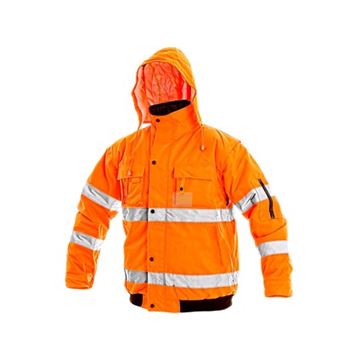 Pánská reflexní bunda LEEDS, zimní, oranžová, vel. 3XL (1110-007-200-97) Canis Safety