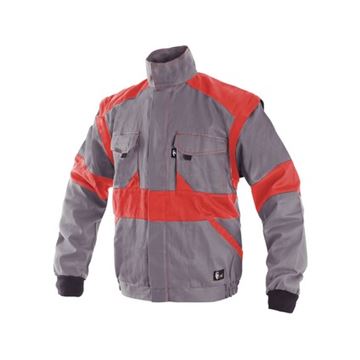 Blůza CXS LUXY EDA, pánská, šedo-červená, vel. 60 (1010-006-705-60) CXS