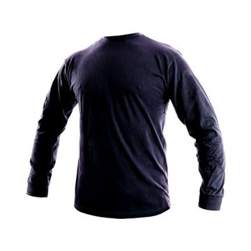Pánské tričko s dlouhým rukávem PETR, tmavě modré, vel. 3XL (1620-001-414-97) Canis Safety