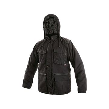Pánská zimní bunda GEORGIA, černá, vel. XL (1210-010-800-95) Canis Safety
