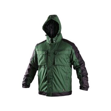 Bunda CXS IRVINE, zimní, pánská, zeleno-černá, vel. 3XL (1210-001-510-97) CXS