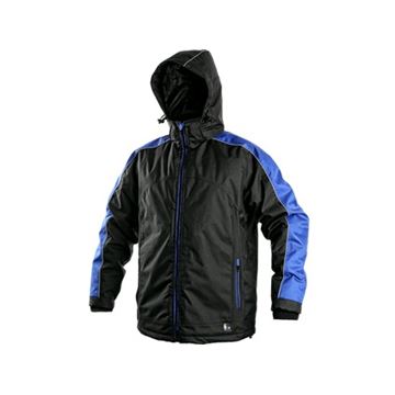 Bunda CXS BRIGHTON, zimní, černo-modrá, vel.XL (1210-078-806-95) CXS