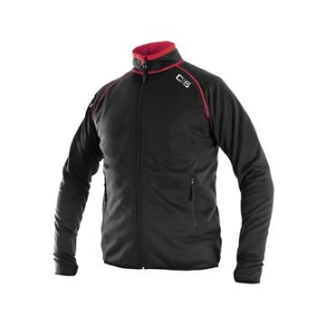 Mikina CXS TORONTO, pánská, černo-červená, vel. L (1520-004-805-94) CXS