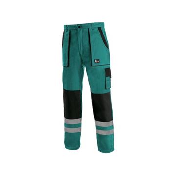 Kalhoty CXS LUXY BRIGHT, pánské, zeleno-černé, vel. 56 (1020-028-510-56) CXS