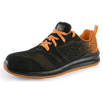Obuv polobotka CXS TEXLINE CRES S1, s ocel.šp., černo-oranžová, vel. 47 (2125-076-803-47) CXS