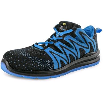 Obuv polobotka CXS TEXLINE MOLAT S1P ESD, černo-modrá, vel. 36 (2126-049-806-36) CXS