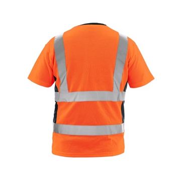 Tričko EXETER, výstražné, pánské, oranžové, vel. S (1113-020-205-92) Canis Safety