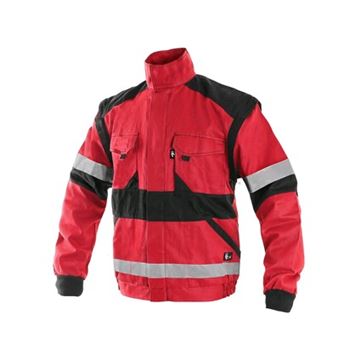 Blůza CXS LUXY BRIGHT, pánská, červeno-černá, vel. 64 (1010-028-260-64) CXS