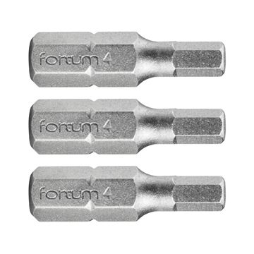 Hrot imbus sada 3ks, H 4x25mm, S2 (4741505) FORTUM-KITO