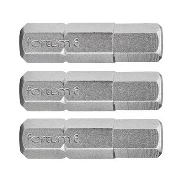 Hrot imbus sada 3ks, H 5x25mm, S2 (4741506) FORTUM-KITO