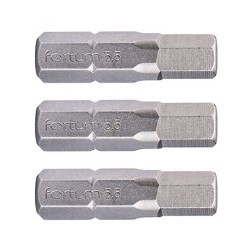 Hrot imbus sada 3ks, H 5,5x25mm, S2 (4741507) FORTUM-KITO