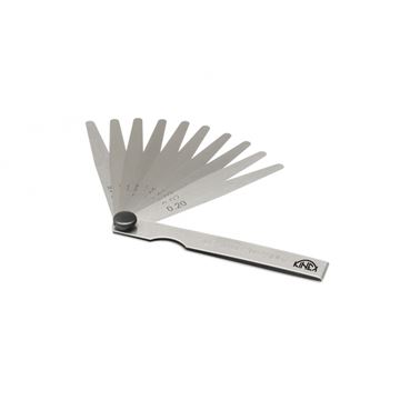 Měrka ventilová KINEX 0,05-1/100mm - sada, INOX (1131-07-020) Kinex