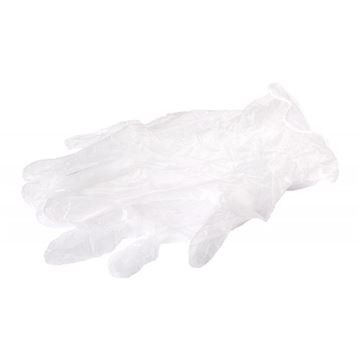 Rukavice vinyl-jednoraz.vel.9(L),čiré, bez pudru