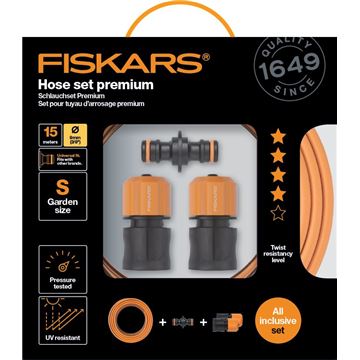 Sada zavlažovací hadice Premium 15 m 3/8" Fiskars 1020447