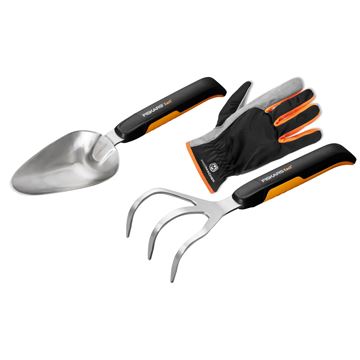 Set drobného nářadí Xact & rukavice Promacher Fiskars 8001017