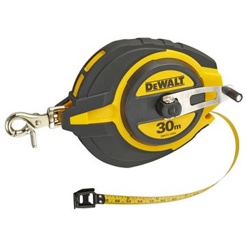 Ocelové svinovací pásmo - 30 m DeWalt DWHT0-34093