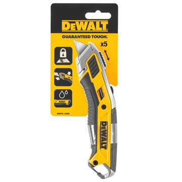 Nůž se zasouvací čepelí a se zajišťovacím mechanismem DEAD BOLT DeWalt DWHT0-10295