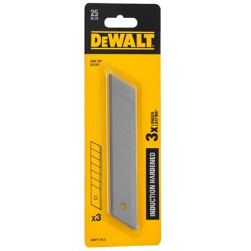 Indukčně kalená odlamovací čepel 25 mm – 3 ks DeWalt DWHT11726-0