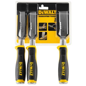 Dláto pro údery kladiva z boku – sada 3ks: 18; 25; 32 mm DeWalt DWHT0-16148