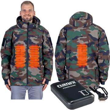 Bunda vyhřívaná vel S CHJ-S SET Narex Camouflage 65406037