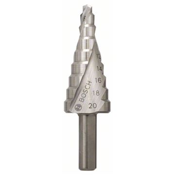 Bosch Stupňovitý vrták HSS 4 - 20 mm, 8,0 mm, 70,5 mm