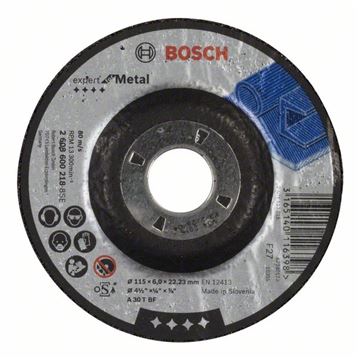 Bosch Hrubovací kotouč profilovaný Expert for Metal A 30 T BF, 115 mm, 6,0 mm