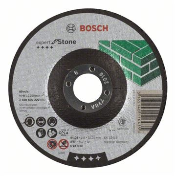 Bosch Dělicí kotouč profilovaný Expert for Stone C 24 R BF, 125 mm, 2,5 mm