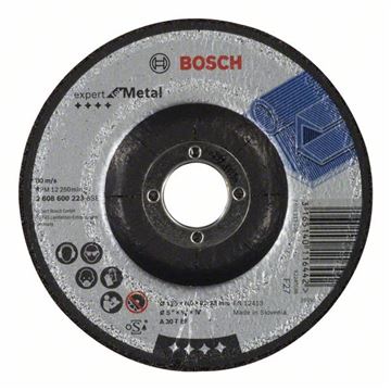 Bosch Hrubovací kotouč profilovaný Expert for Metal A 30 T BF, 125 mm, 6,0 mm