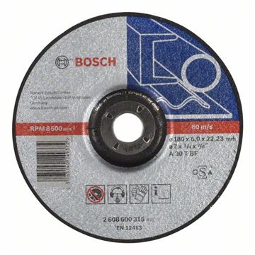 Bosch Hrubovací kotouč profilovaný Expert for Metal A 30 T BF, 180 mm, 6,0 mm