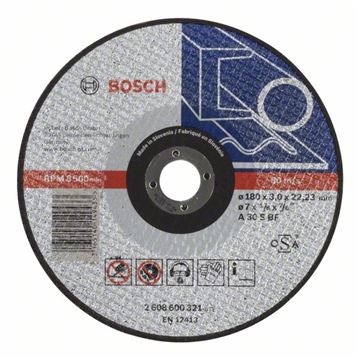 Bosch Dělicí kotouč rovný Expert for Metal A 30 S BF, 180 mm, 3,0 mm