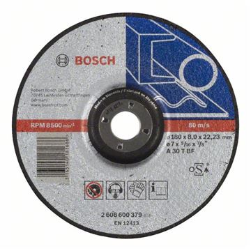 Bosch Hrubovací kotouč profilovaný Expert for Metal A 30 T BF, 180 mm, 8,0 mm